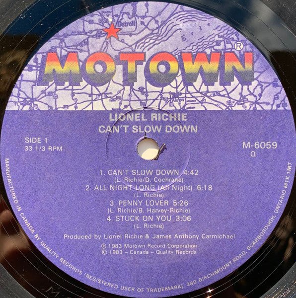 Can't Slow Down 3 Lionel Richie