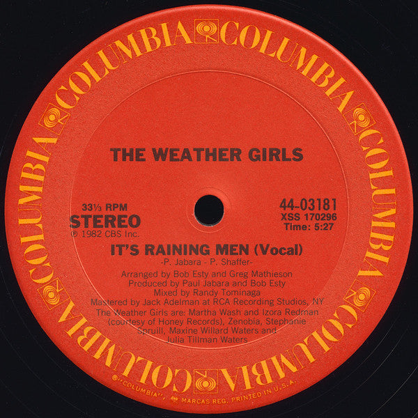 It's Raining Men The Weather Girls