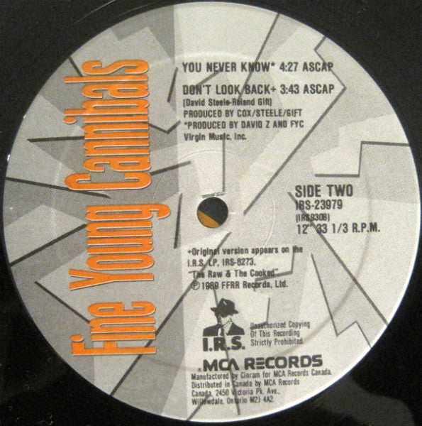 Don't Look Back Fine Young Cannibals