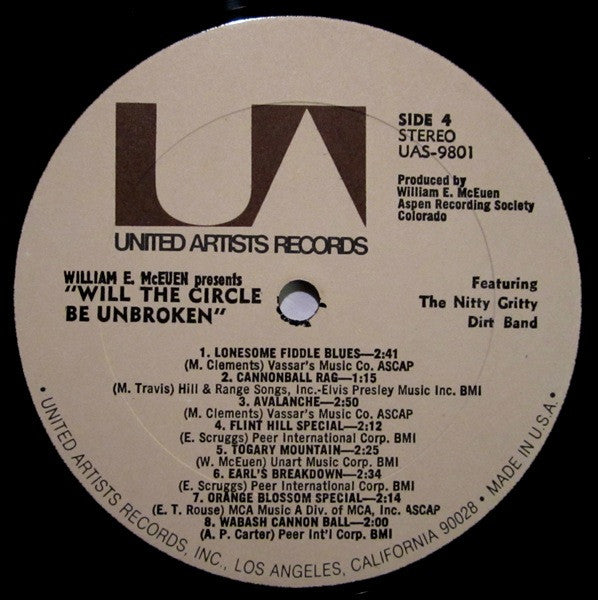 Will The Circle Be Unbroken Nitty Gritty Dirt Band