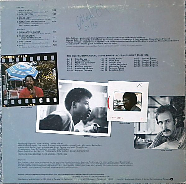 "Live" On Tour In Europe The Billy Cobham / George Duke Band