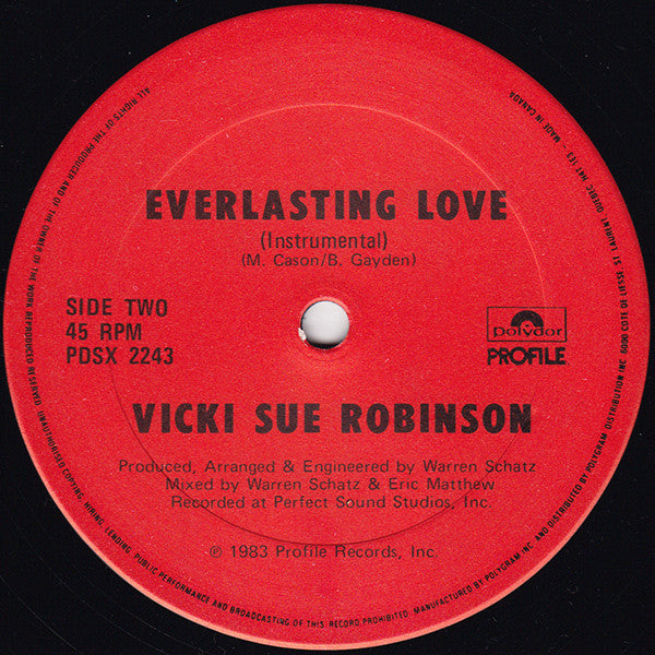Everlasting Love Vicki Sue Robinson