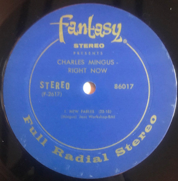Right Now: Live At The Jazz Workshop Charles Mingus