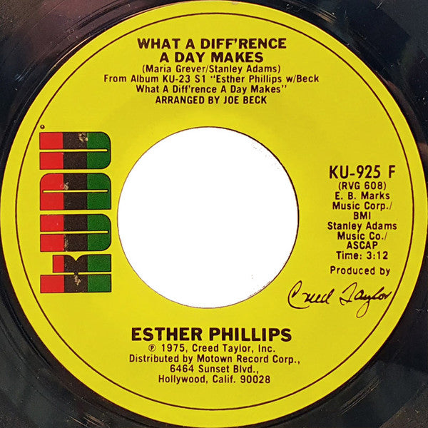 Esther Phillips - What A Diff'rence A Day Makes