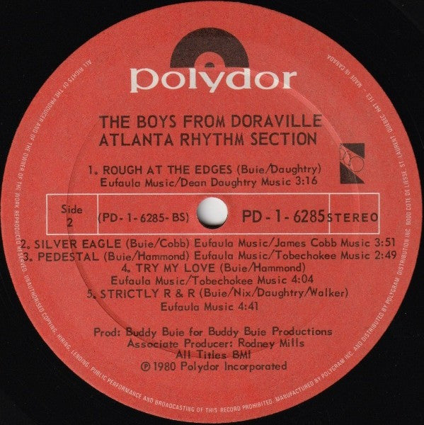 The Boys From Doraville Atlanta Rhythm Section