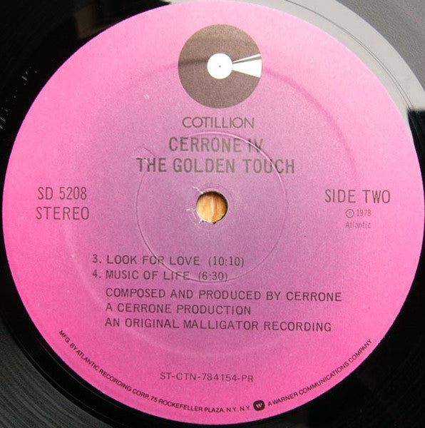 Cerrone IV - The Golden Touch Cerrone