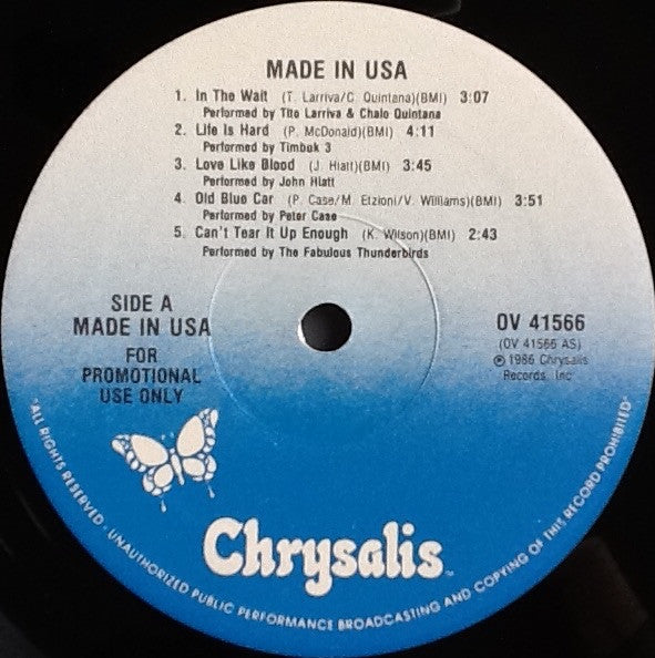 Made In USA • Motion Picture Soundtrack Various