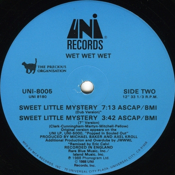 Sweet Little Mystery Wet Wet Wet