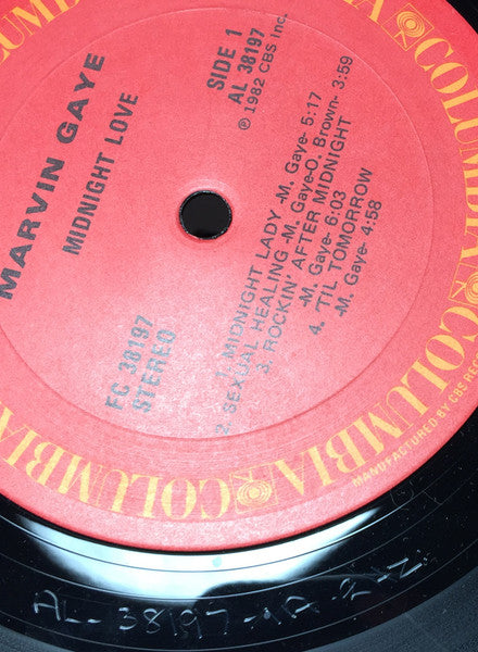 Midnight Love Marvin Gaye