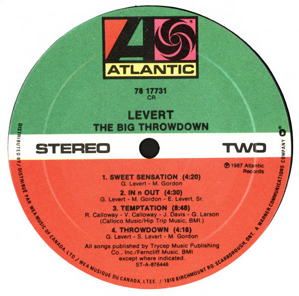 The Big Throwdown Levert