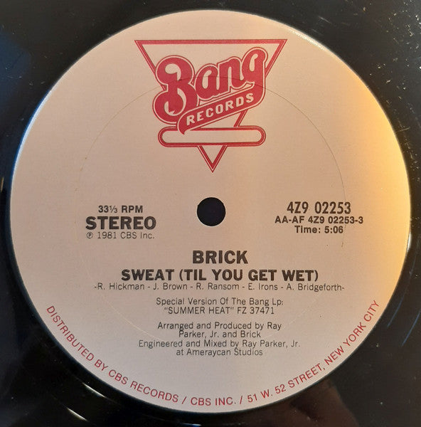 Brick - Sweat (Til You Get Wet)