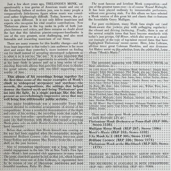 Greatest Hits 6 Thelonious Monk