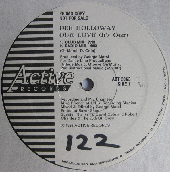 Dee Holloway - Our Love (It's Over)