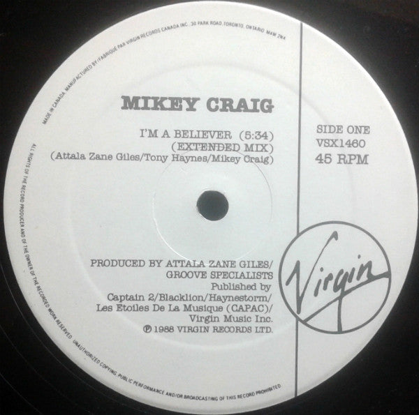 Mikey Craig* - I'm A Believer