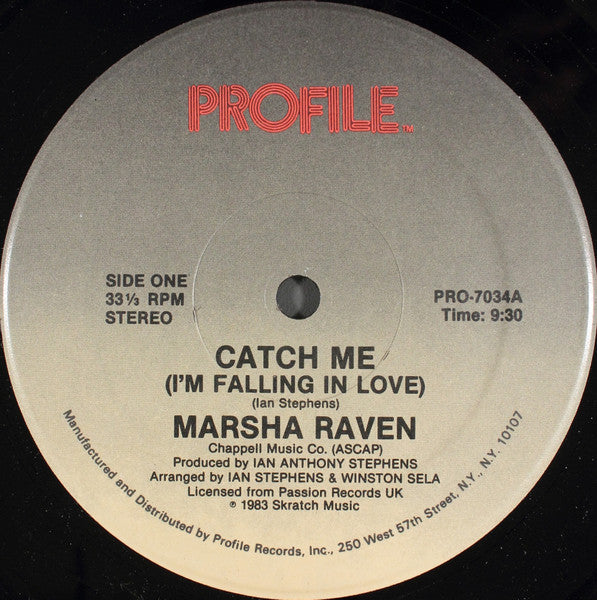 Catch Me (I'm Falling In Love) Marsha Raven