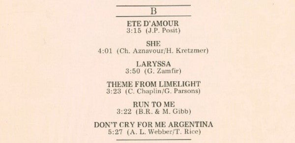 The Lonely Shepherd Gheorghe Zamfir