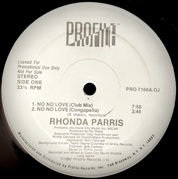 Rhonda Parris - No No Love