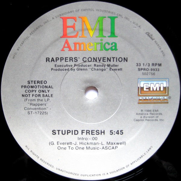 Stupid Fresh Rappers' Convention