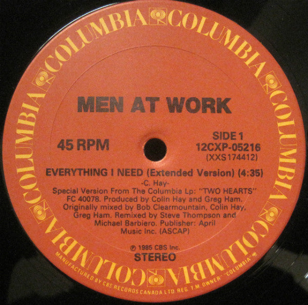 Everything I Need Men At Work