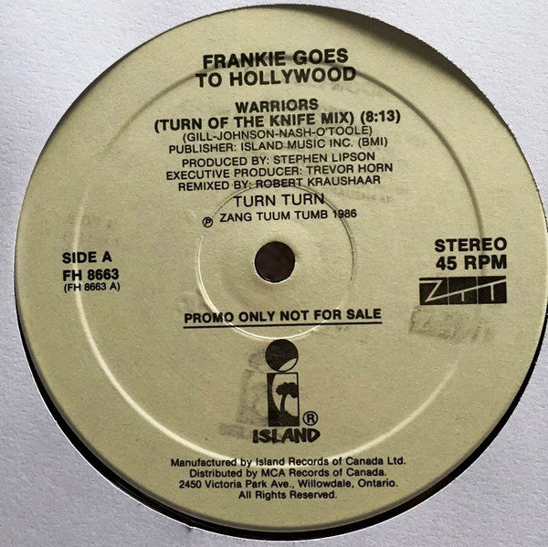 Warriors Frankie Goes To Hollywood