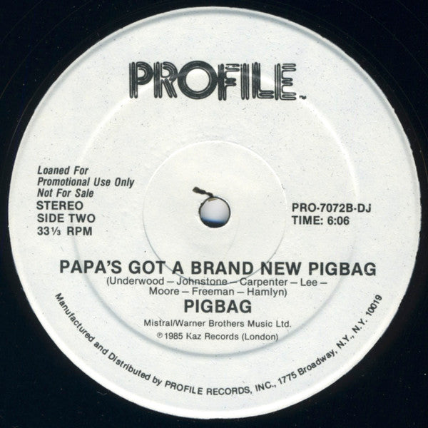 Papa's Got A Brand New Pigbag | Rectangle Triangle