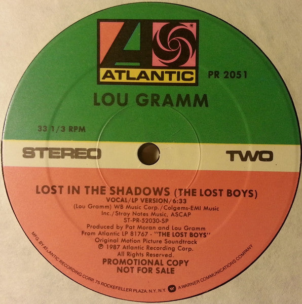 Lost In The Shadows (The Lost Boys) Lou Gramm