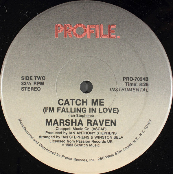 Catch Me (I'm Falling In Love) Marsha Raven