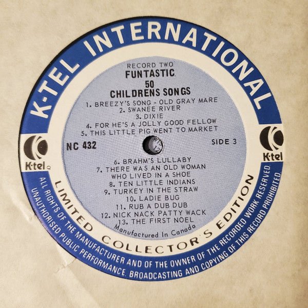 Funtastic 50 Children's Songs Various
