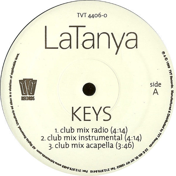 Keys (Kelly G Club Mix) LaTanya