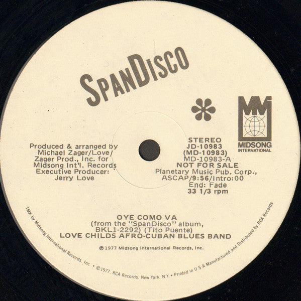 Oye Como Va Love Childs Afro Cuban Blues Band