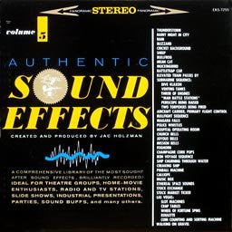 Authentic Sound Effects Volume 5 Jac Holzman