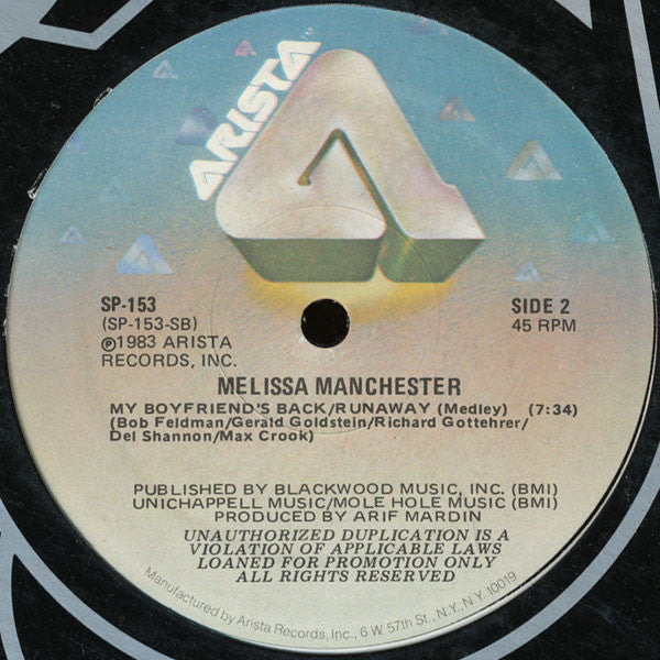 My Boyfriend's Back Melissa Manchester