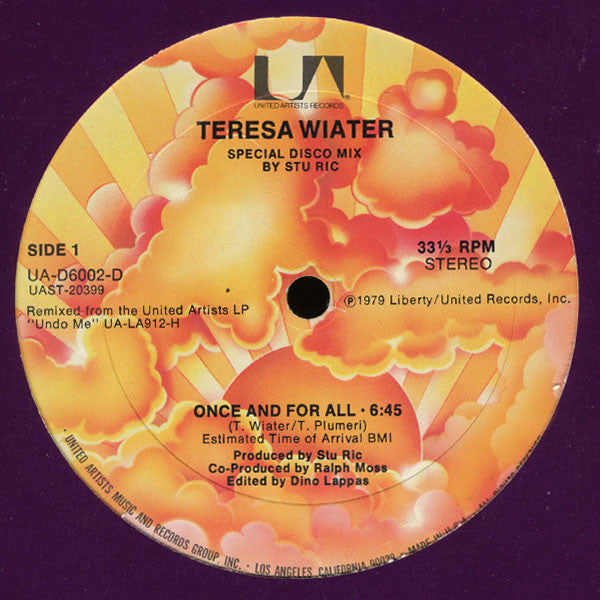 Once And For All (Special Disco Mix) Teresa Wiater