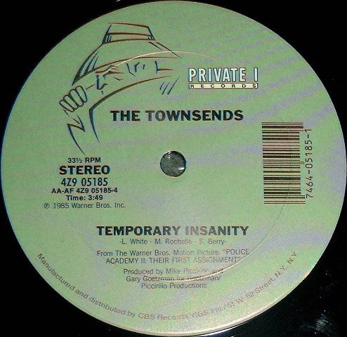 Temporary Insanity The Townsends