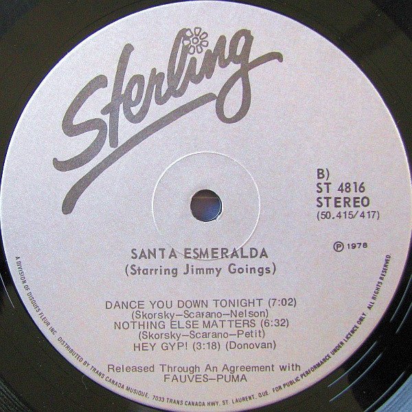 The House Of The Rising Sun Santa Esmeralda,Jimmy Goings