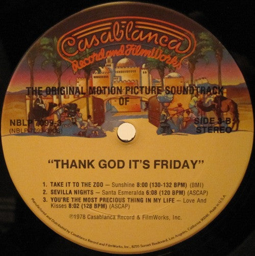 Thank God It's Friday (The Original Motion Picture Soundtrack) Various