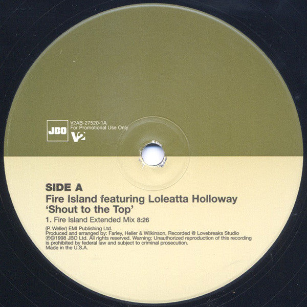 Shout To The Top Fire Island,Loleatta Holloway