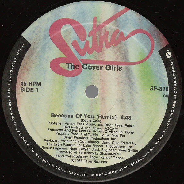 The Cover Girls - Because Of You
