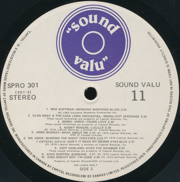 Now Playing - "Sound Valu" - Volume Two Various