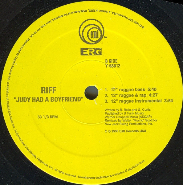 Judy Had A Boyfriend Riff