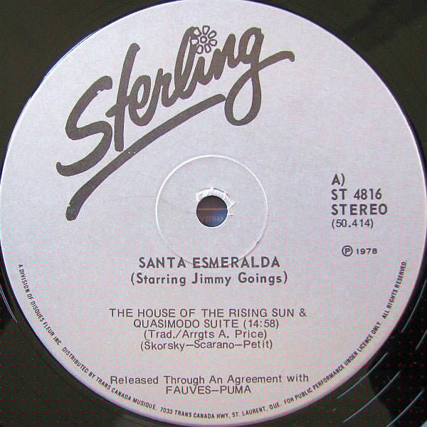 The House Of The Rising Sun Santa Esmeralda,Jimmy Goings