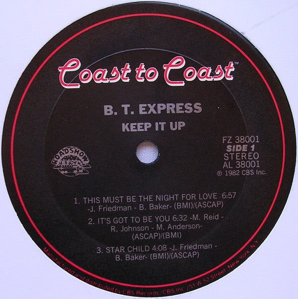 Keep It Up B.T. Express