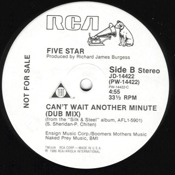 Can't Wait Another Minute 4 Five Star