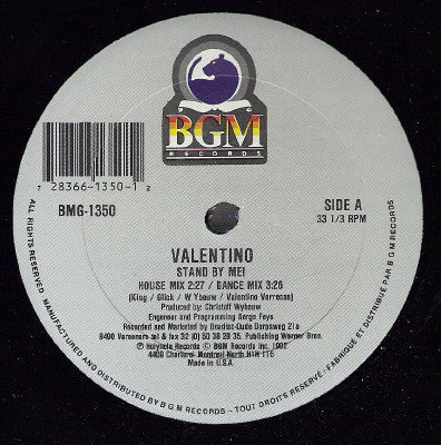 Stand By Me! / I'm In XTC Frank Valentino