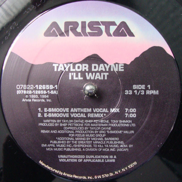 I'll Wait Taylor Dayne