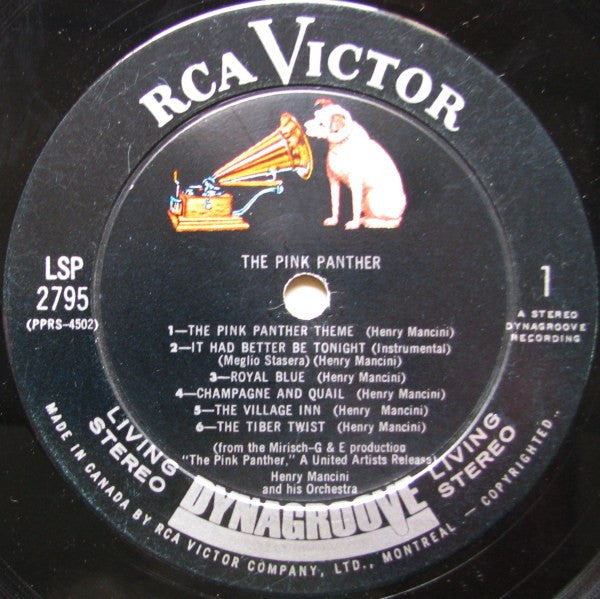 The Pink Panther (Music From The Film Score) Henry Mancini