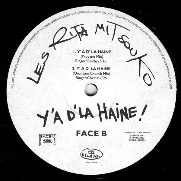 Y'A D'La Haine Les Rita Mitsouko