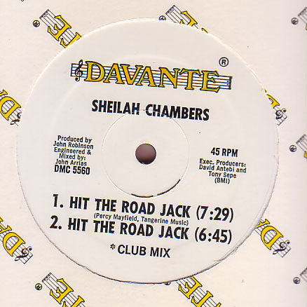 Hit The Road Jack Sheilah Chambers