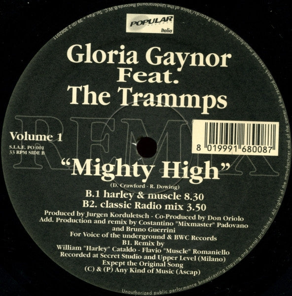 Mighty High (Volume 1) Gloria Gaynor,The Trammps