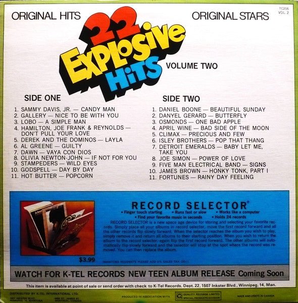 22 Explosive Hits - Volume Two Various